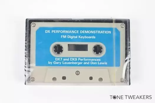 Демонстрационная запись Yamaha DX7 DX9 Performance Demonstration Tape Дон Льюис ДИЛЕР VINTAGE GEAR DEALER
