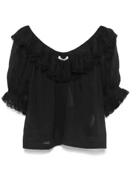DEN блузка Samara, черный