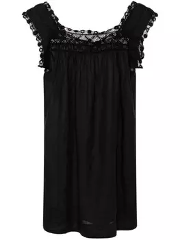 DEN платье Almadia с кружевом, черный