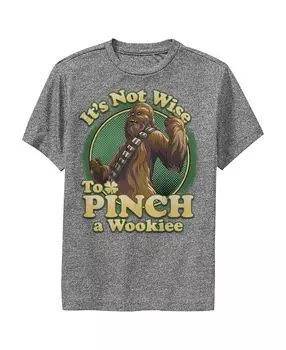 День святого Патрика со «Звездными войнами» для мальчика. Неразумно щипать детскую футболку вуки Disney Lucasfilm