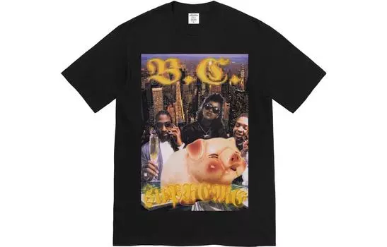 Денежная футболка Bernadette Corporation Supreme, фиолетовый/фиолетовый