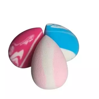 Deni Carte, Blender Sponge Mini Foundation Makeup Sponge Beauty Blender, 3 шт