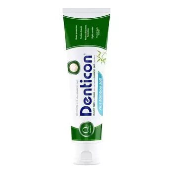 Denticon Зубная паста Q10 Plus Бамбуковая соль 150 г, Green