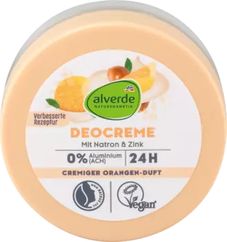 Deocreme Orange mit Natron Цинк 50мл alverde NATURKOSMETIK