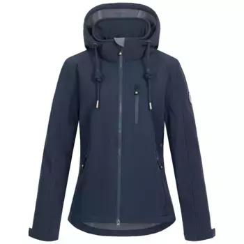 DEPROC Active куртка из софтшелла "PEAK CREEK WOMEN", со съемным капюшоном, цвет морской волны