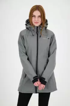 DEPROC Active softshell пальто "KEELE PEAK II WOMEN", также доступно в больших размерах, серый