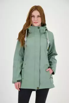 DEPROC Active softshell пальто "PEAK BREEZE WOMEN", также доступно в больших размерах, серый