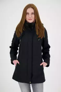 DEPROC Active softshell пальто "SKY PEAK WOMEN", также доступно в больших размерах, черный
