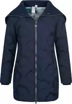 DEPROC Active стеганое пальто "GILMOUR MEGATE LONG WOMEN", также доступно в больших размерах, цвет морской волны