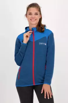 DEPROC Active вязаная флисовая куртка "ELM ЖЕНСКАЯ", также доступна в больших размерах, синий