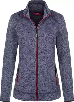 DEPROC Active вязаная флисовая куртка "KIRKVALE X WOMEN", также доступна в больших размерах, цвет Indigo Melange