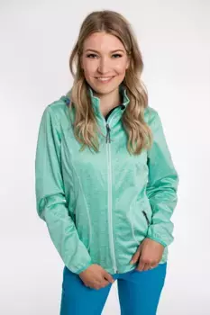 DEPROC Активная куртка из софтшелла "JOSEPHIN PEAK WOMEN", со съемным капюшоном Deproc Active, бирюзовый