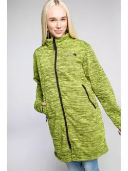 DEPROC Активное трикотажное пальто "ELKSDALE LONG JACKET WOMEN", также доступно в больших размерах Deproc Active, цвет Lime