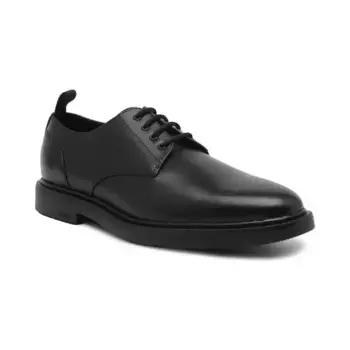 Дерби кожаное larry_derb_eylt Boss, черный