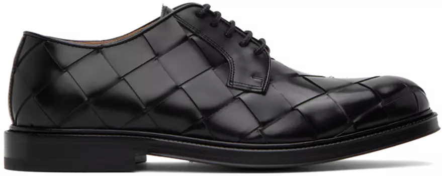 Дерби с черным галстуком Bottega Veneta