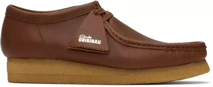 Дерби Тан Валлаби Clarks Originals, Tan leather