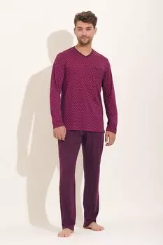 Дерек Длинная Пижама со Шпицем Sofiaman, фиолетовый