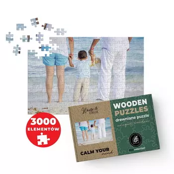 ДЕРЕВЯННЫЙ ФОТОПАЗЛ ИЗ ВАШЕГО ФОТО XXL 120см х 85см 3000 шт. HOME DRUK