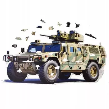 ДЕРЕВЯННЫЙ ПАЗЛ БОЛЬШОЙ HUMMER 550 деталей сложный пазл XXL Wood You Do