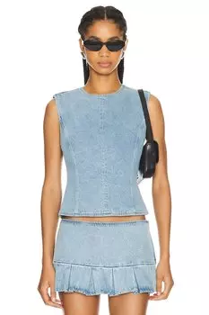 Деревенский топ Lioness, синий