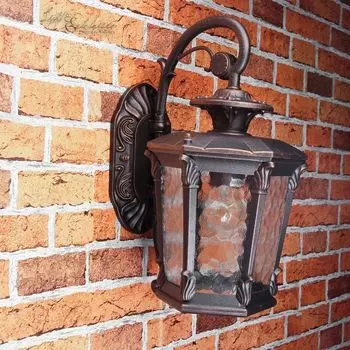 Деревенский уличный настенный светильник E27 в бронзовом настенном светильнике, уличный светильник, садовый дом, двор Nowodvorski