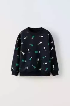 Дерево свитшот ZARA, темно-синий