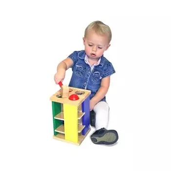 Деревянная игрушка Melissa&Doug башня с молоточком