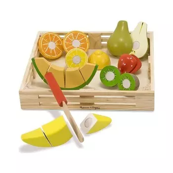 Деревянная игрушка Melissa&Doug Корзина с фруктами