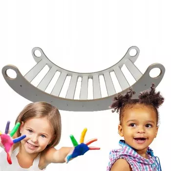 Деревянная монтессори-качалка для ребенка для маленькой детской комнаты. Gugi