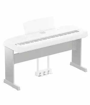Деревянная подставка Yamaha L-300 для клавишных DGX-670 - белая L-300 Stand for DGX-670 Keyboards - White