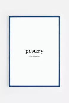 Деревянная рамка для фотографий Postery, 30x40 см, синий