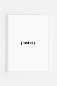 Деревянная рамка для фотографий Postery, 70x100 см, белый