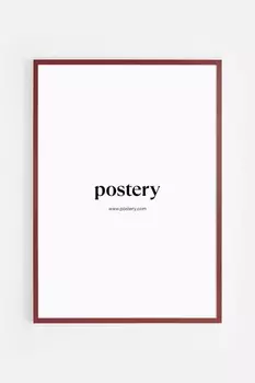 Деревянная рамка для фотографий Postery, 70x100 см, красный