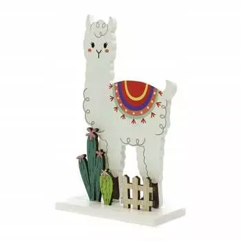 Деревянная статуэтка Лама Альпака 21,5 см Midex