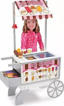 Деревянная тележка с закусками и мороженым от Melissa & Doug