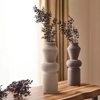 Деревянная ваза Evidea Deco - Антрацит - 30 см