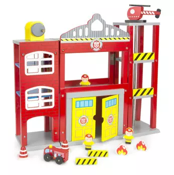Деревянное складное пожарное депо - Пожарная команда в действии Krakpol