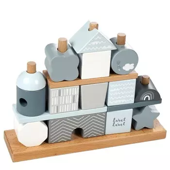 Деревянные блоки Blue House, Этикетка Этикетка Inna marka