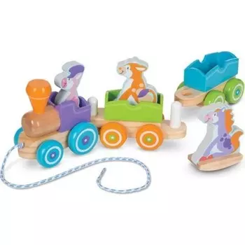 Деревянные игрушки Melissa&Doug Поезд с животными