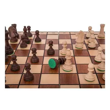 Деревянные шахматы ПЛОЩАДЬ ЮПИТЕРА SQUARE
