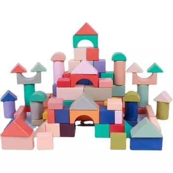 Деревянные строительные блоки Prodigy Toy из крупных частиц