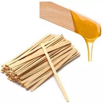 Деревянные узкие лопаточки для сахарной пасты и воска cocoSpa 100 шт.