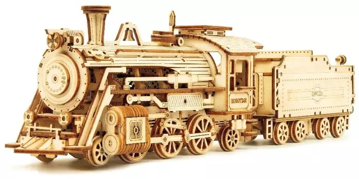 Деревянный 3D-пазл ROBOTIME - Локомотив