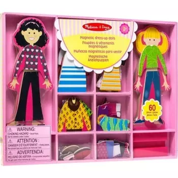 Деревянный конструктор Melissa&Doug Abby ile Emma магнитный