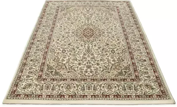 Деревянный ковер "Lansing", прямоугольный, ковер с коротким ворсом, восточный стиль, гостиная, столовая, спальня Timbers 160х230 см, бежевый