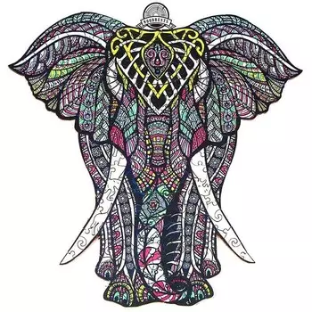 Деревянный пазл Античный Мамонт А3 Moments