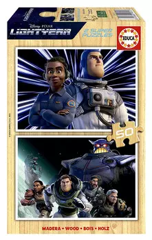 Деревянный пазл Базз Лайтер, 100 деталей. Educa