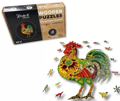 Деревянный пазл для детей и взрослых Петушок 2 Петушок 2 HOME DRUK