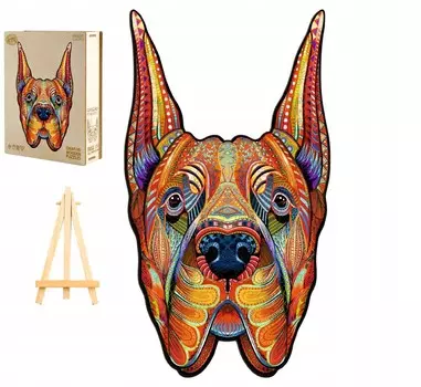 Деревянный Пазл Для Взрослых, Большой, 237 Деталей Собака В Деревянной Коробке Pasjo24