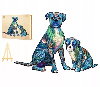 Деревянный Пазл Для Взрослых Большой 280 Деталей Боксер Деревянная Коробка Pasjo24